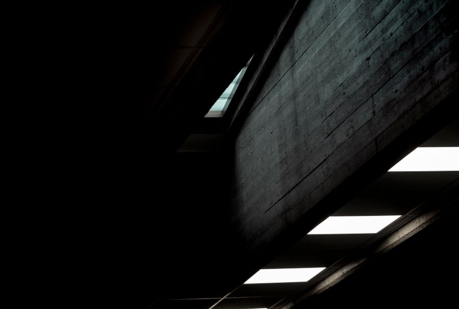 LED floodlight fixture, product shot
