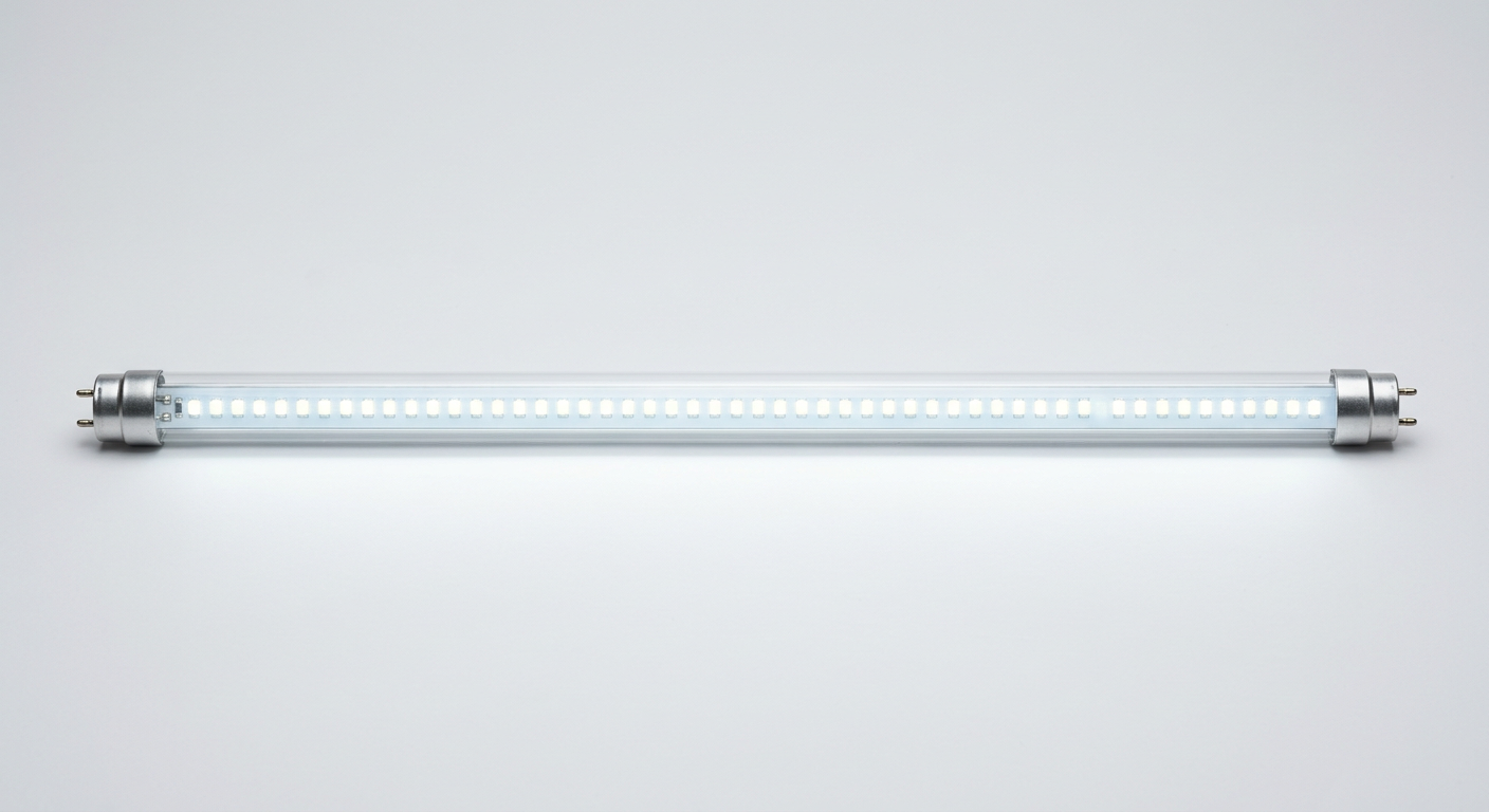 Odessa LED Solutions Type B ballast-bypass T8 LED tube on a plain background