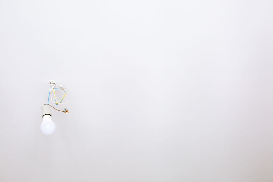 A19 LED bulbs in everyday fixtures