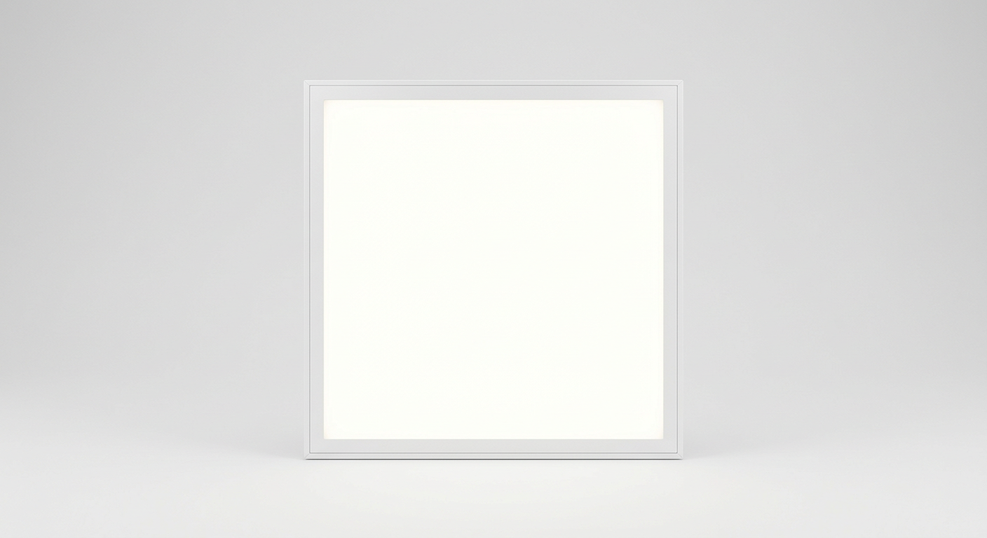 2x2 backlit LED panel, front view
